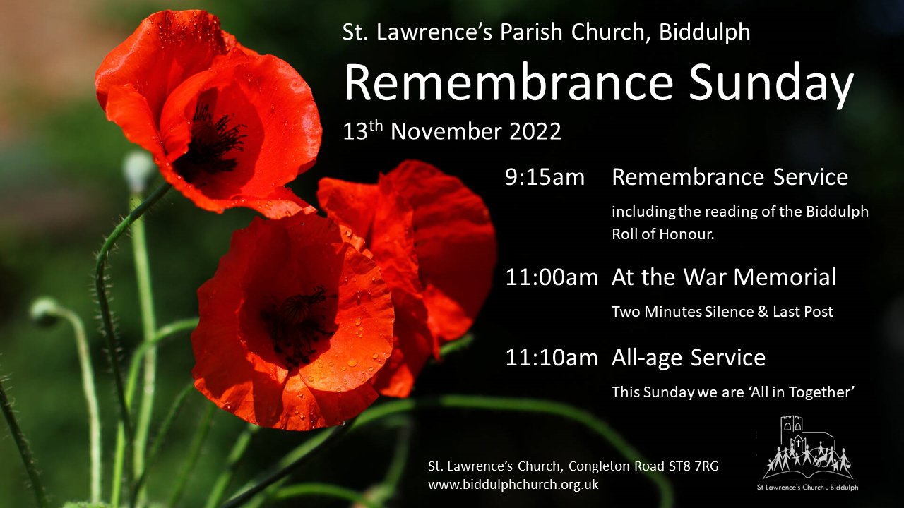 Remembrance Sunday – St. Lawrence's Church